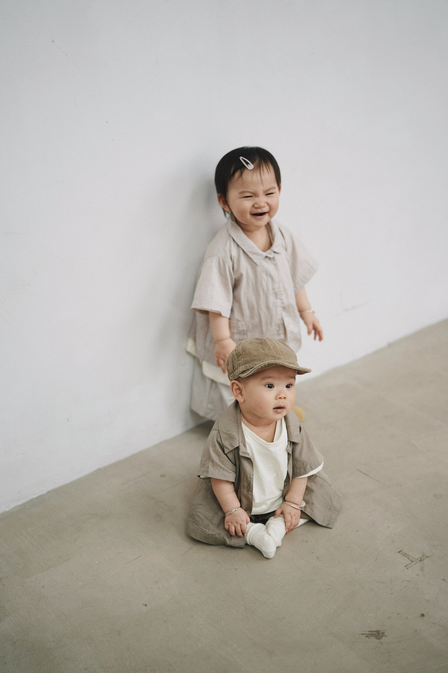 Kids 套裝綁繩褲