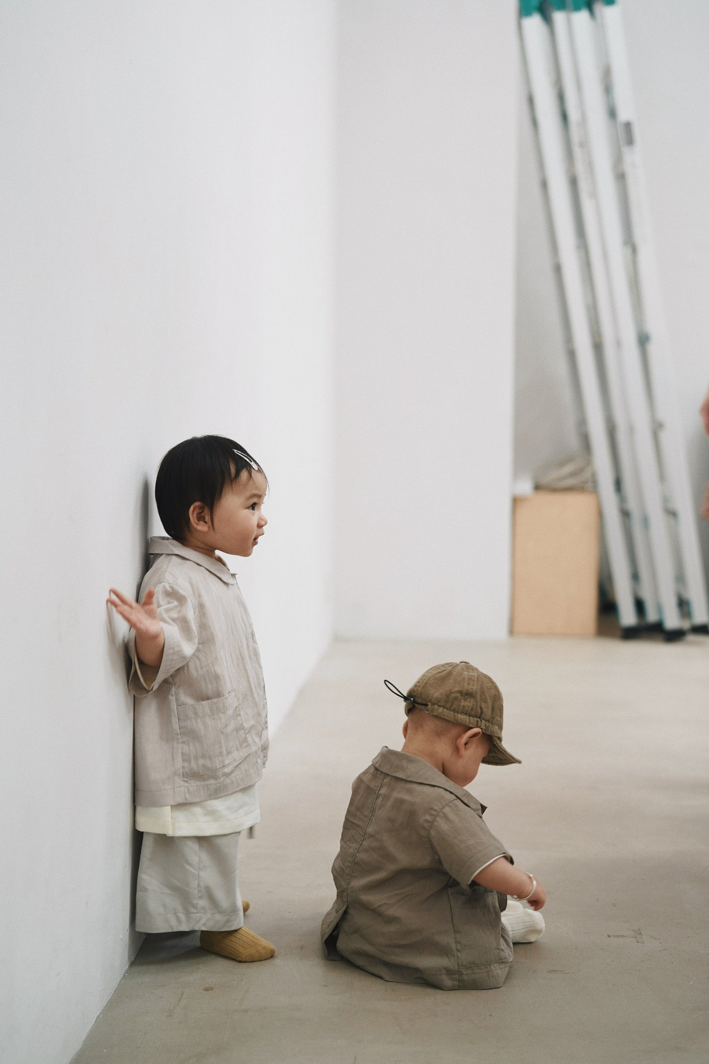 Kids 套裝綁繩褲