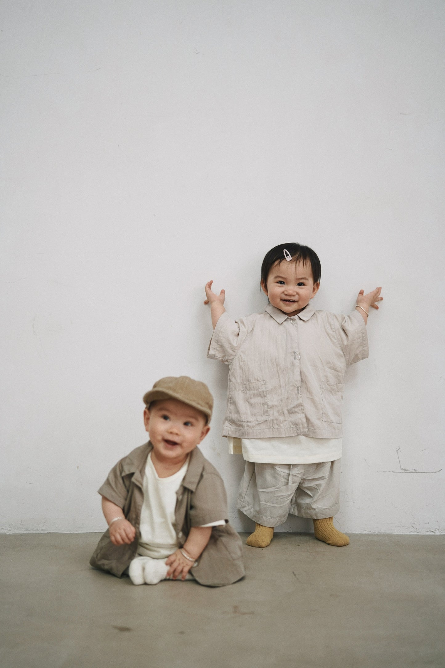 Kids 套裝綁繩褲