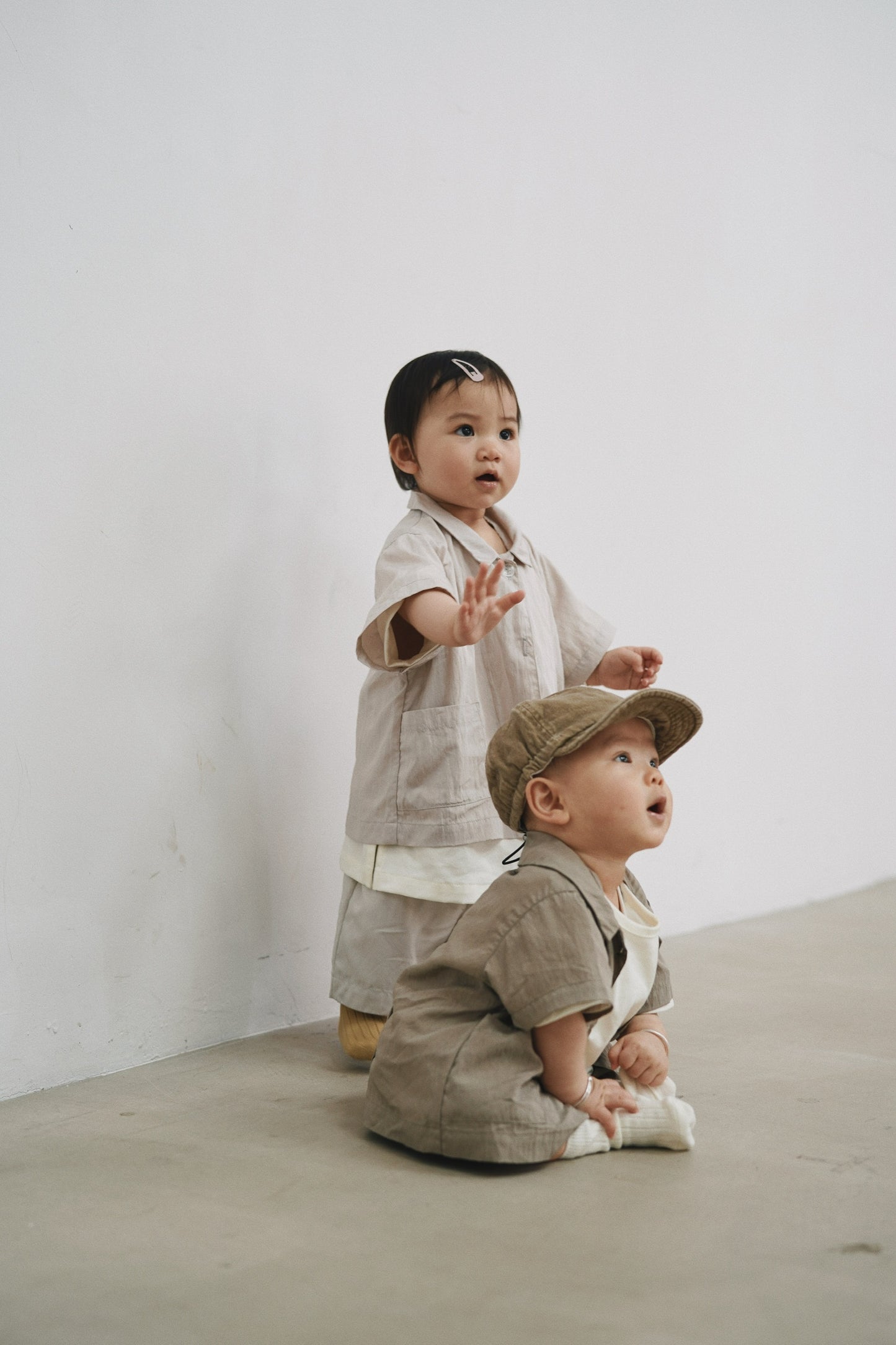 Kids 套裝綁繩褲