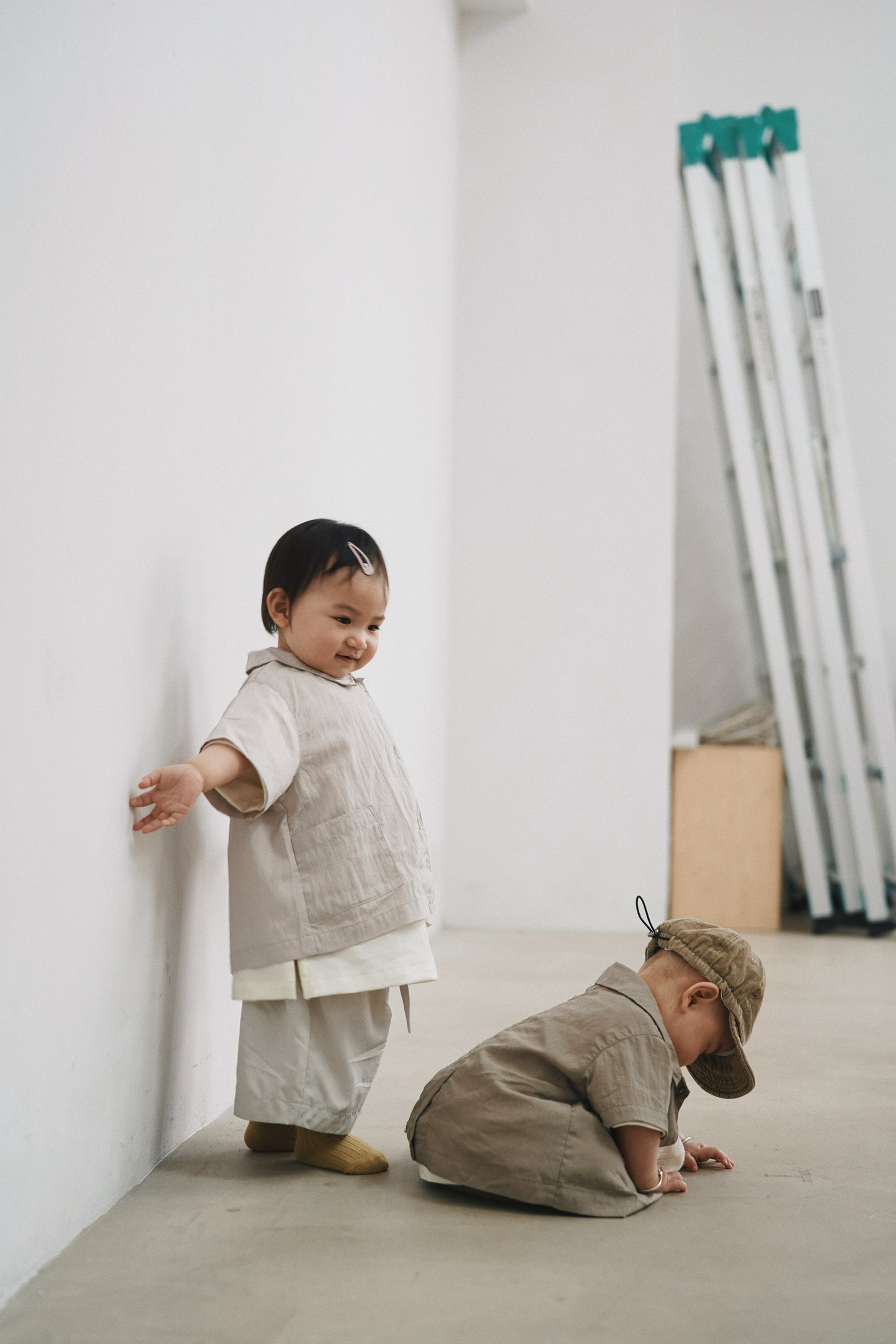 Kids 套裝綁繩褲