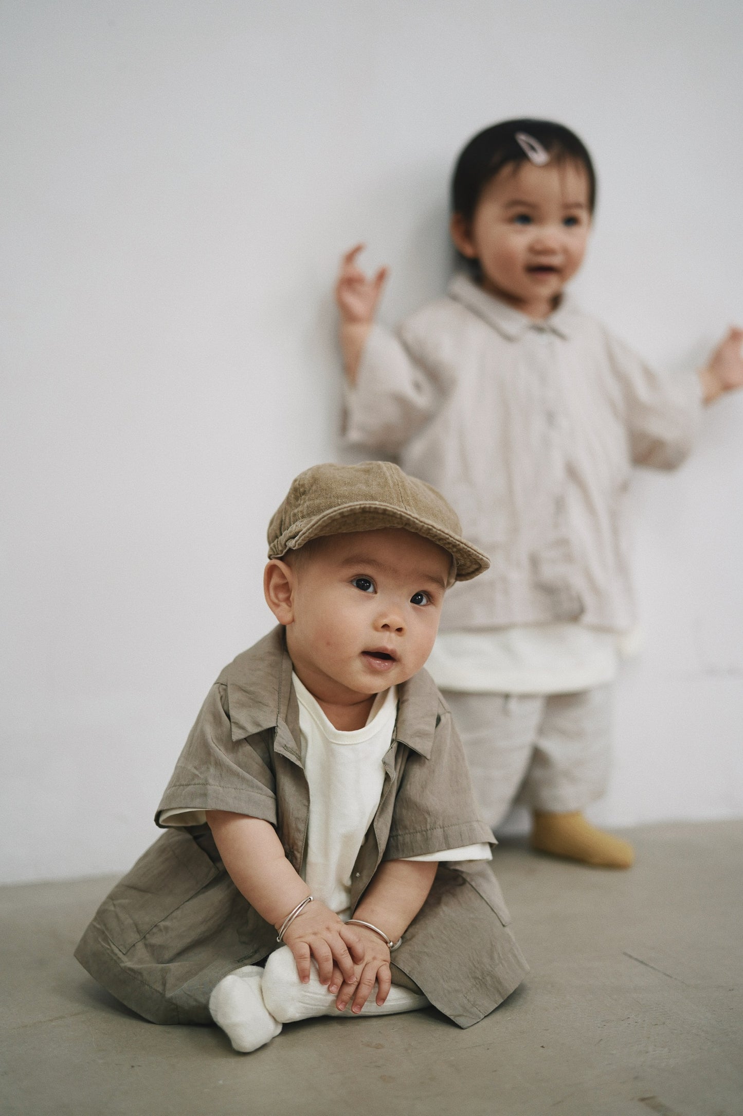 Kids 套裝綁繩褲