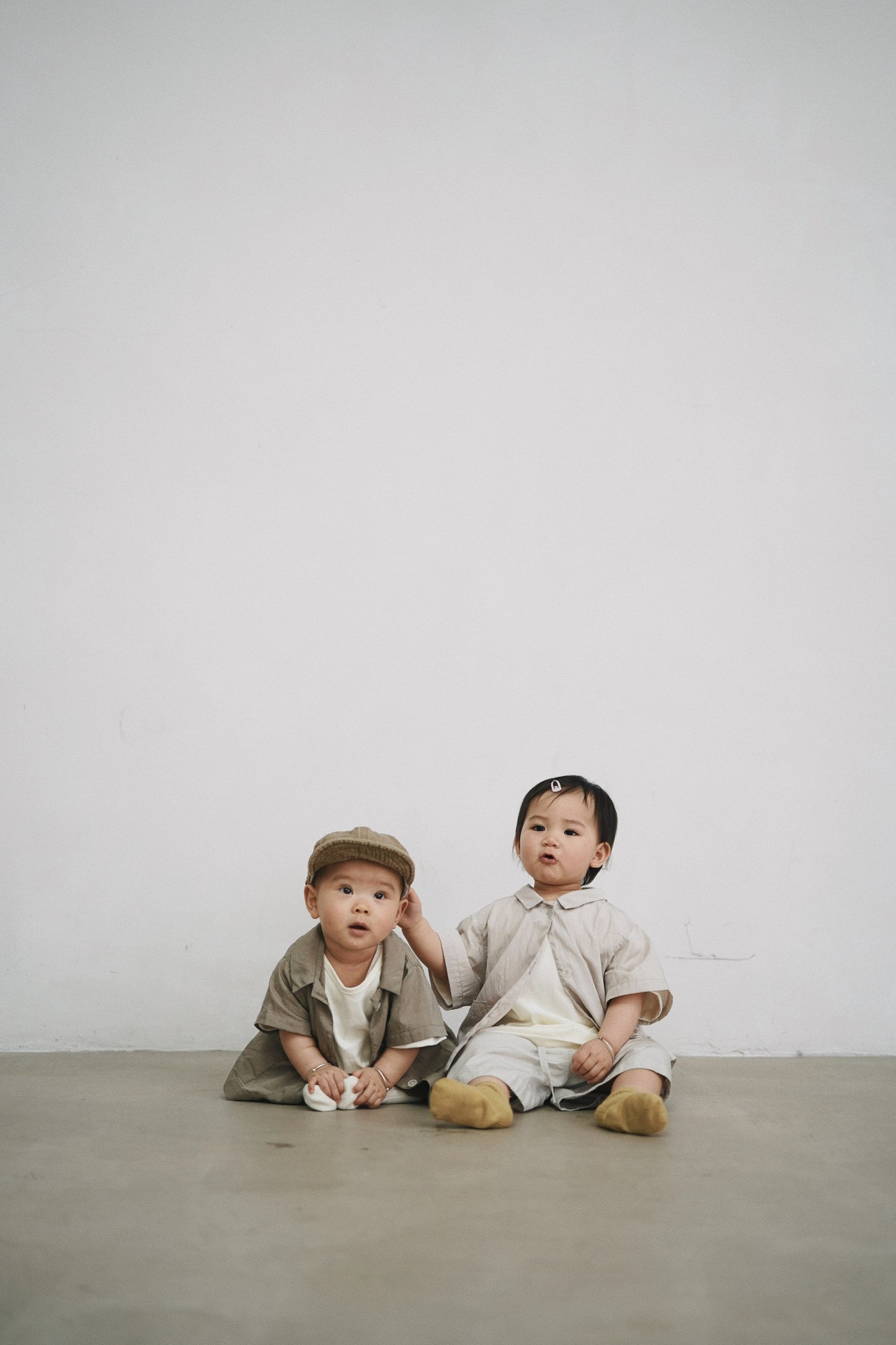 Kids 套裝綁繩褲