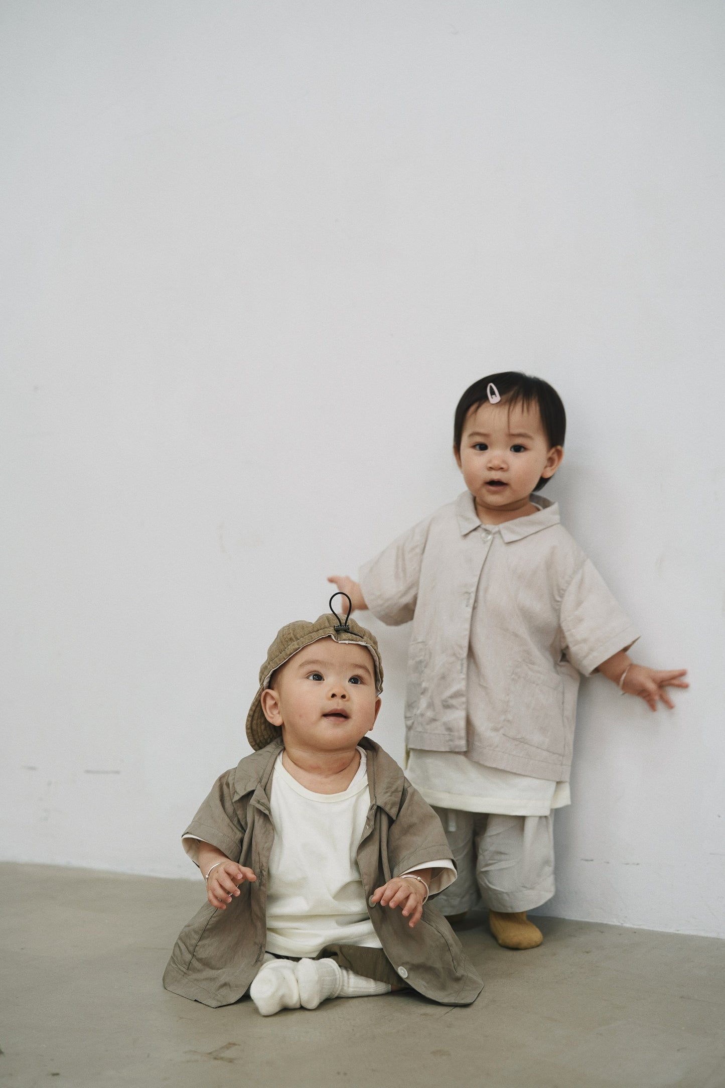 Kids 套裝綁繩褲