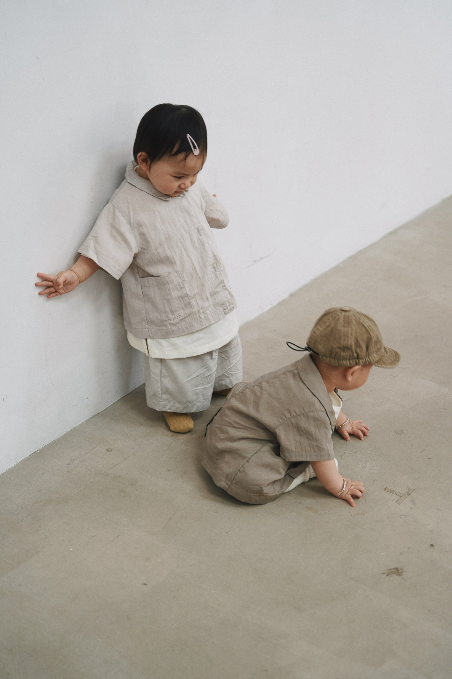Kids 套裝綁繩褲