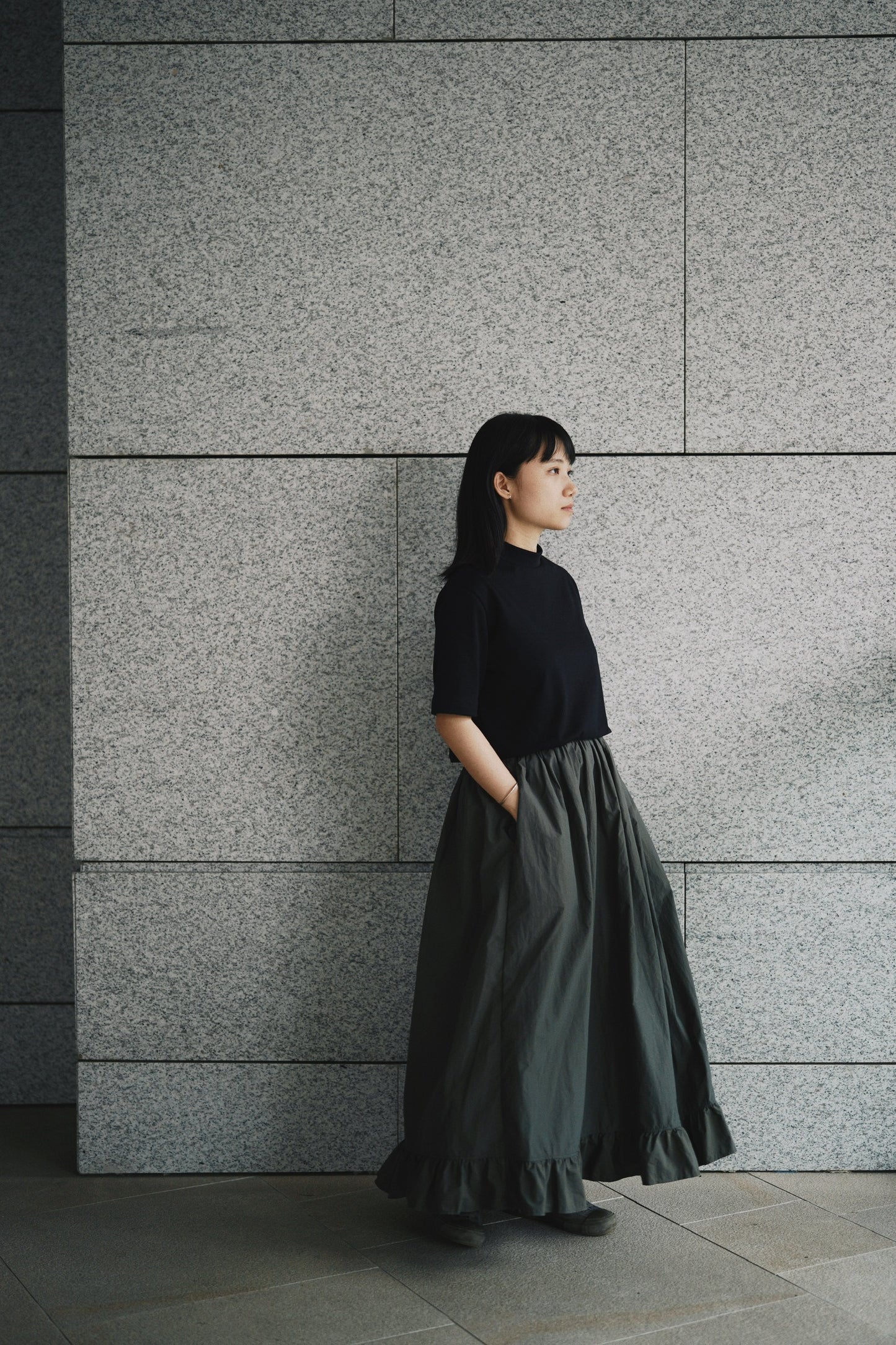 RUFFLE SKIRT