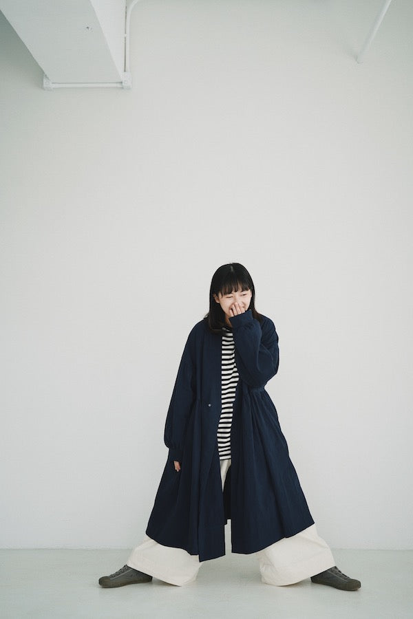 LINEN LONG SLEEVE DRESS