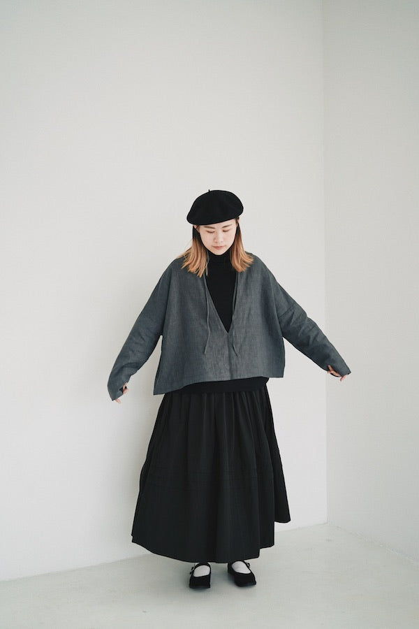 LINEN V TOP