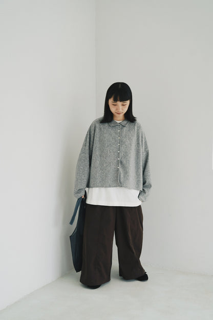 一字領闊身外套