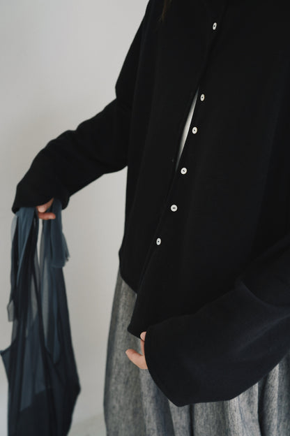一字領闊身外套
