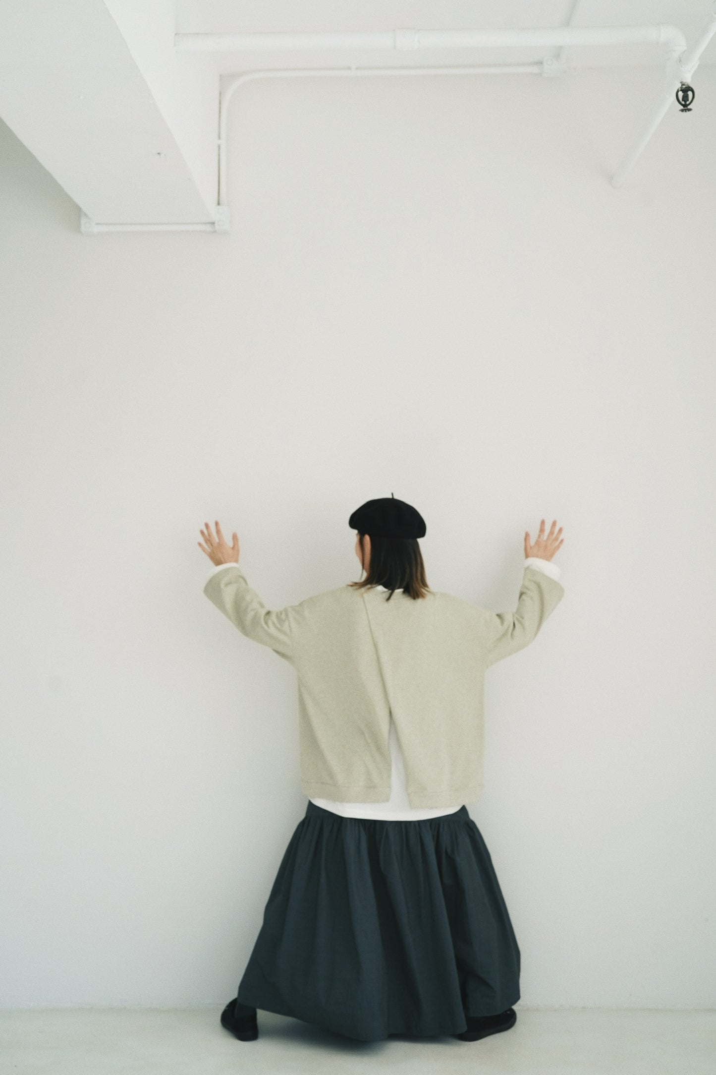 背脊開叉棉tee