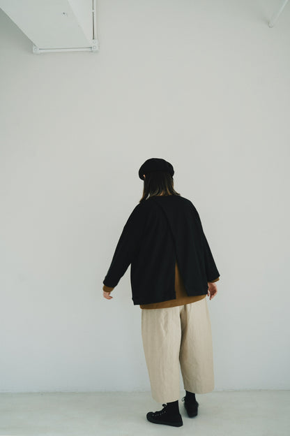 背脊開叉棉tee