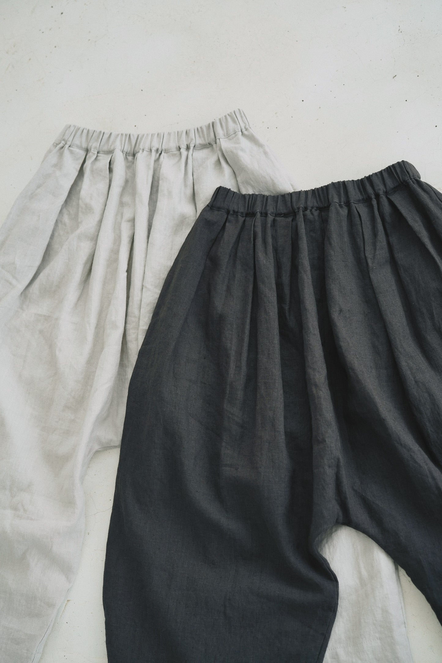 麻質底浪褲