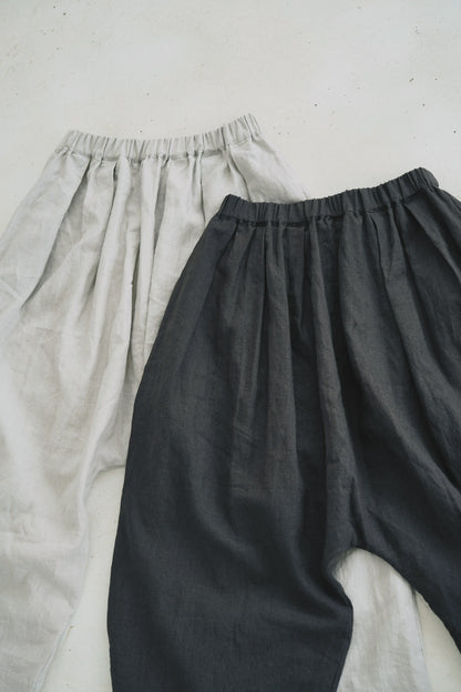 麻質底浪褲