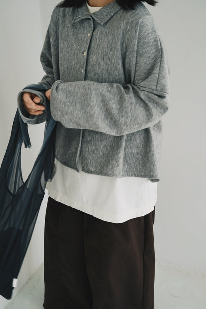 一字領闊身外套