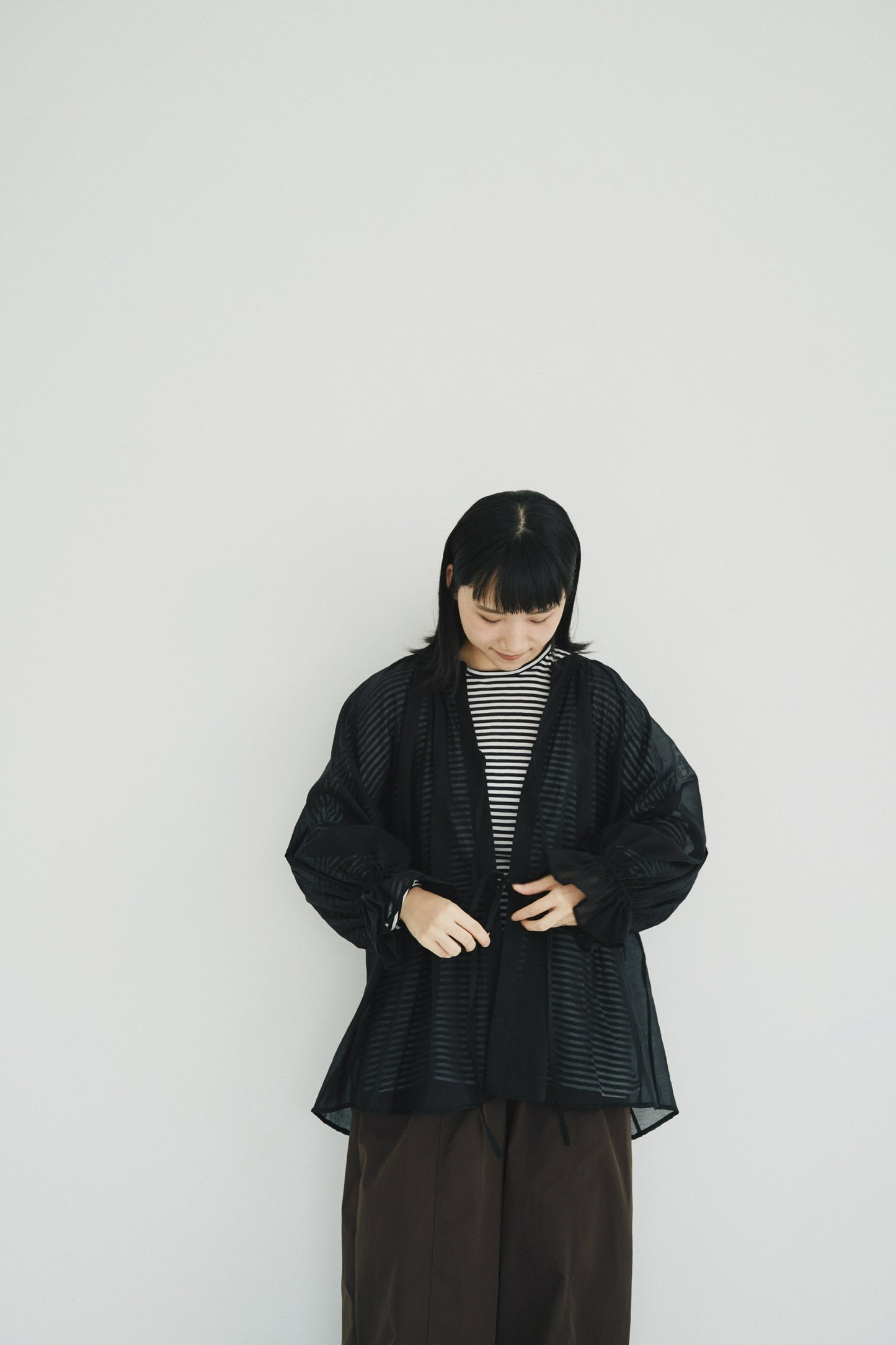 See through 綁繩top