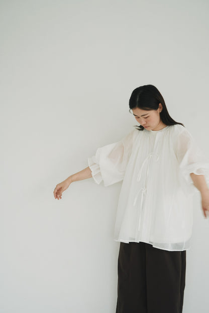 See through 綁繩top