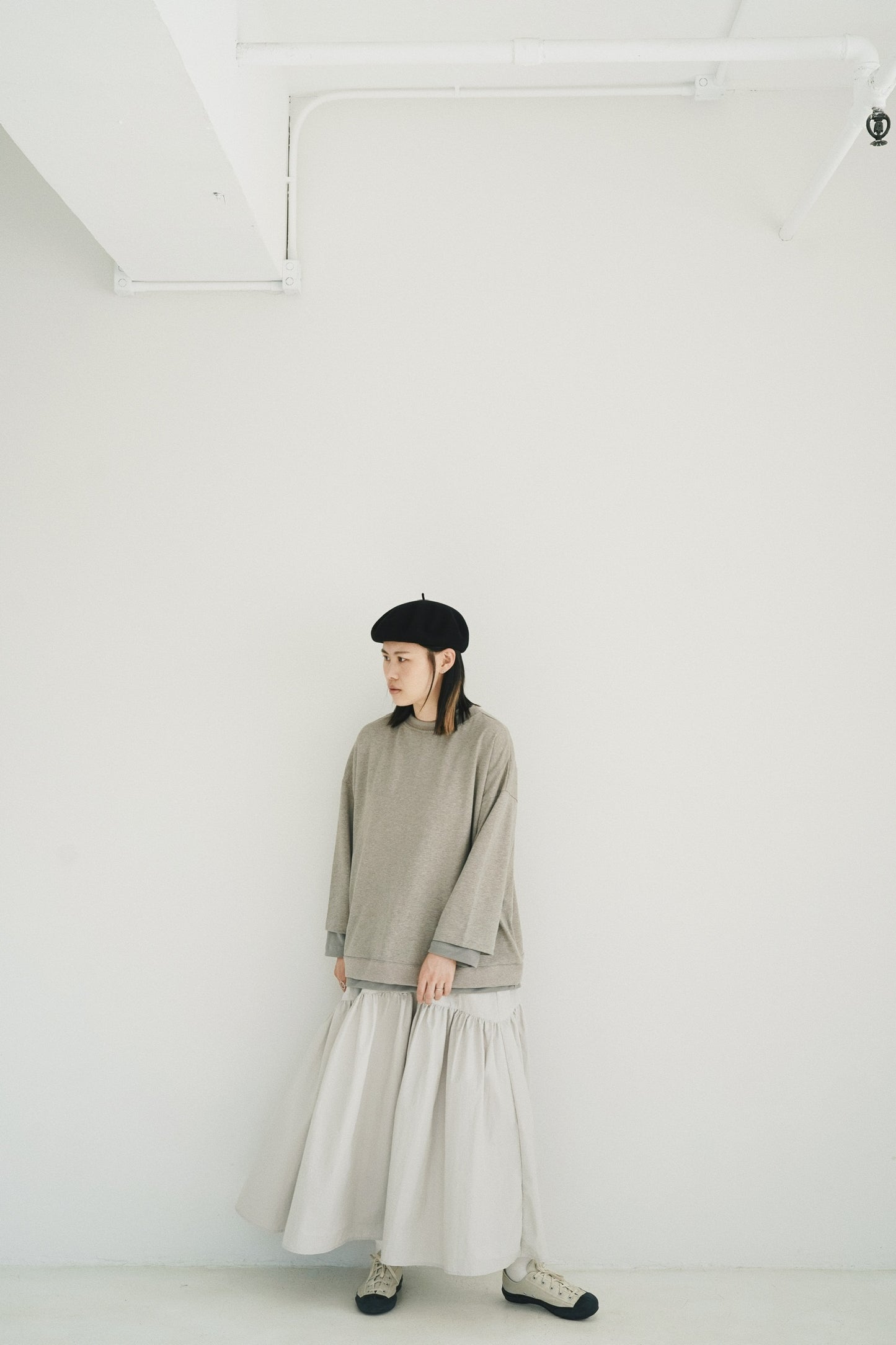 背脊開叉棉tee