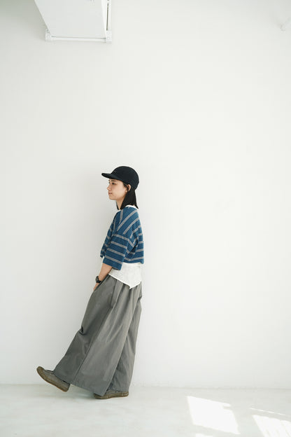 寬鬆間條tee