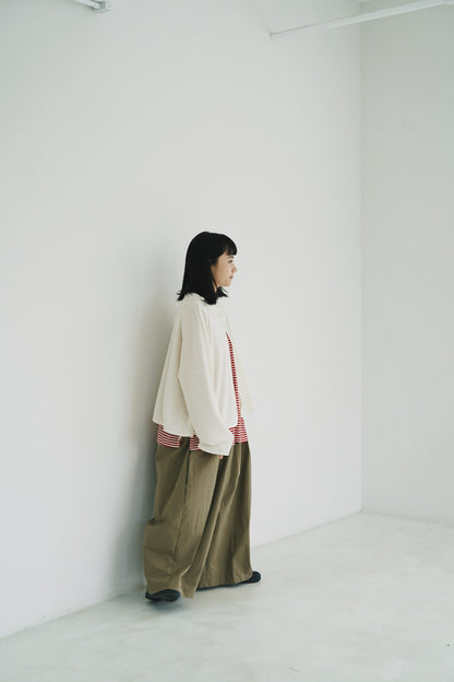 一字領闊身外套