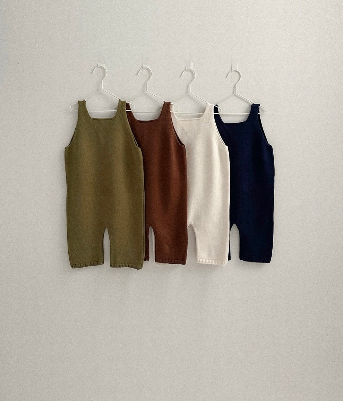 Teddy knit overall