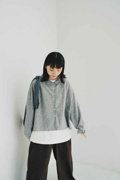 一字領闊身外套