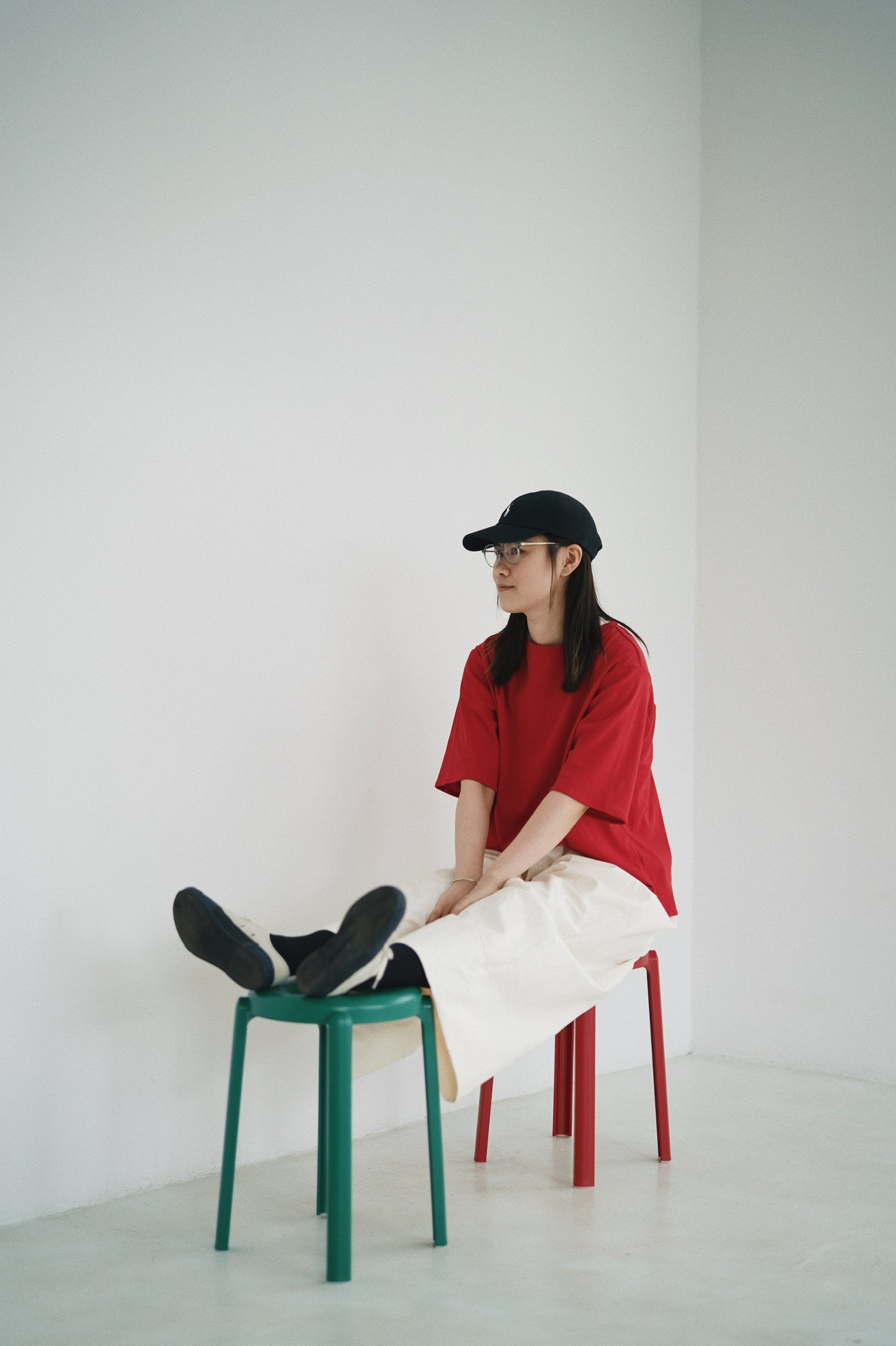 闊領一字Tee
