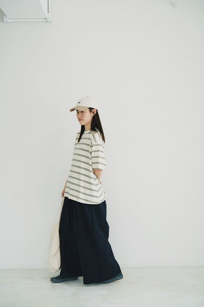 寬鬆間條tee