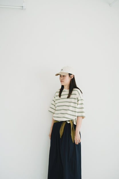 寬鬆間條tee