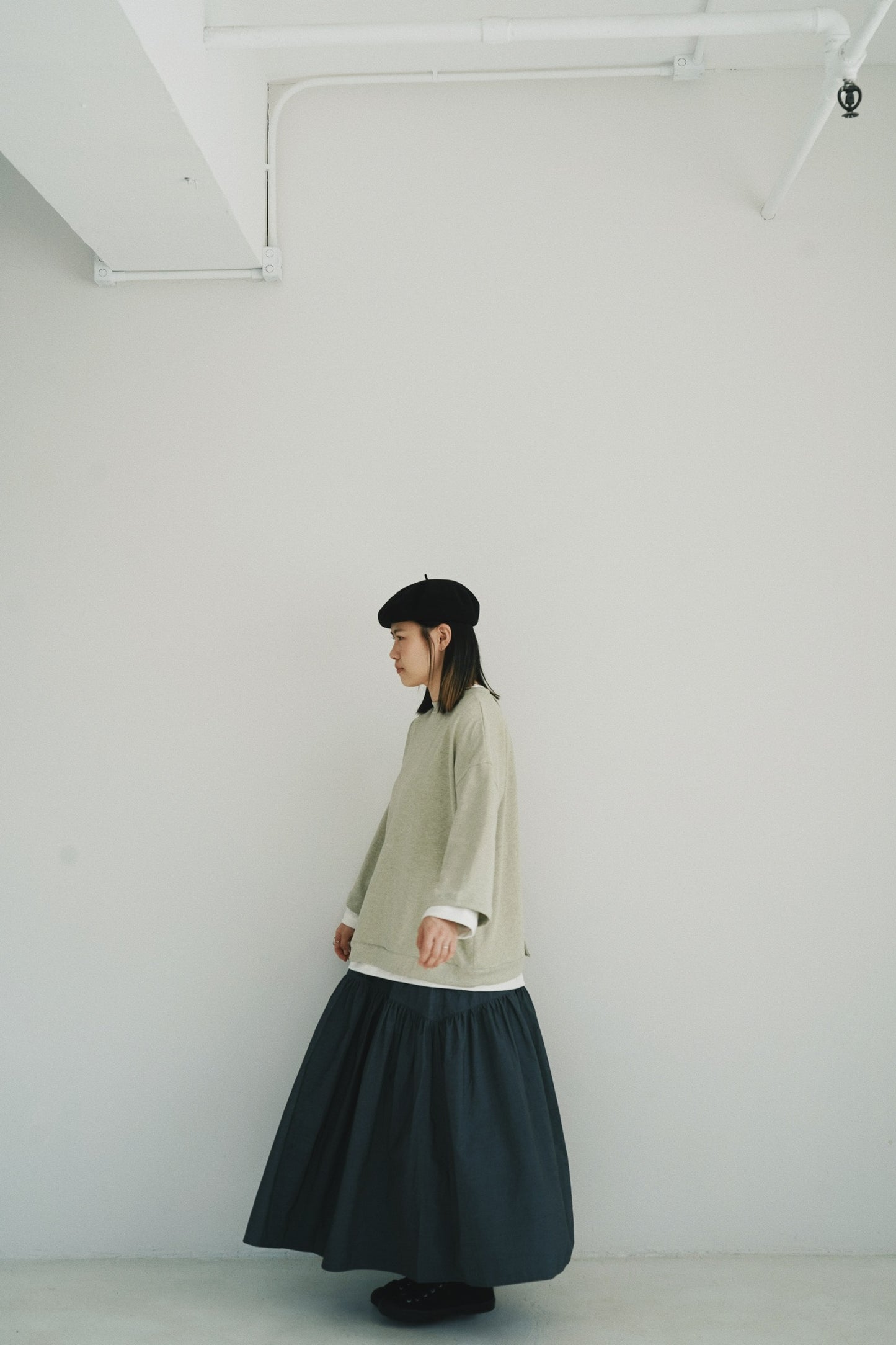 背脊開叉棉tee