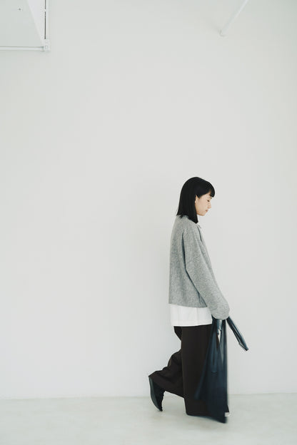 一字領闊身外套