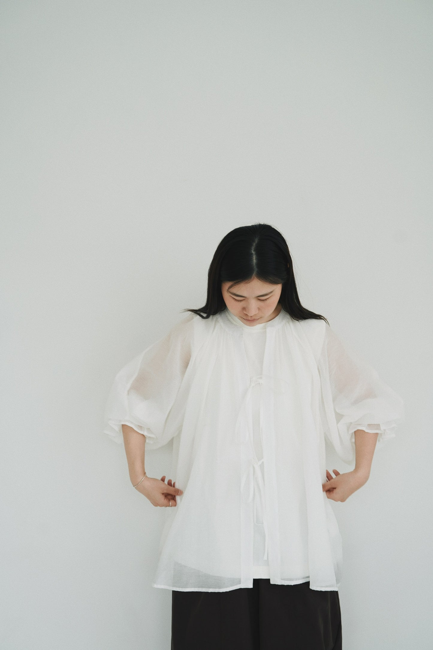 See through 綁繩top