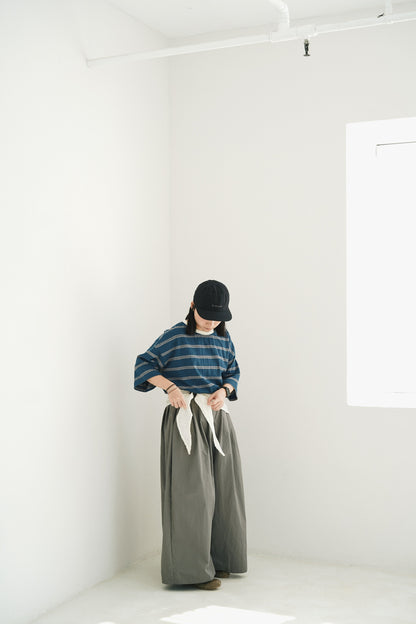 寬鬆間條tee