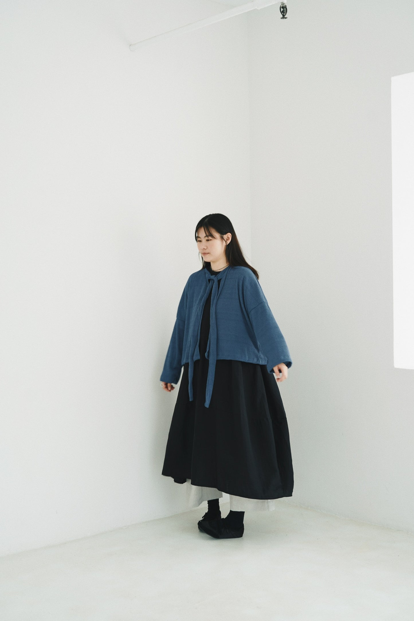 蝴蝶結針織外套
