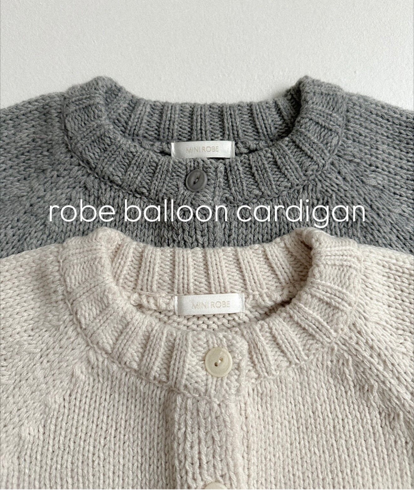 balloon cardigan