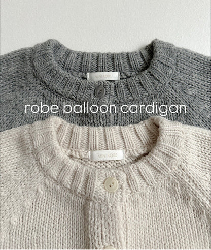 balloon cardigan
