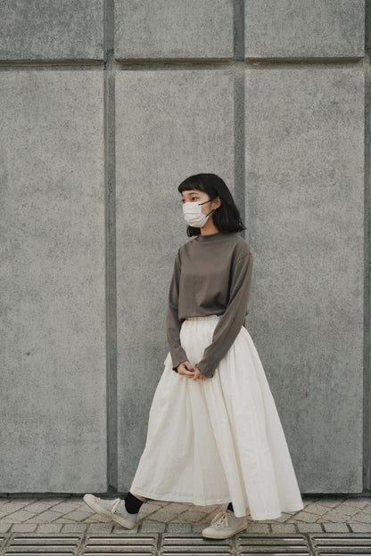 束腰鈕扣打摺裙