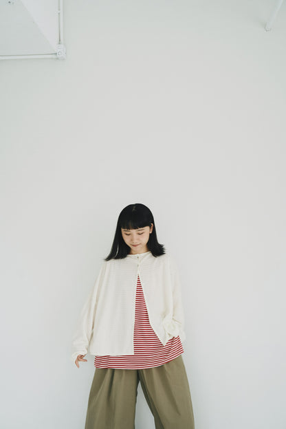 一字領闊身外套