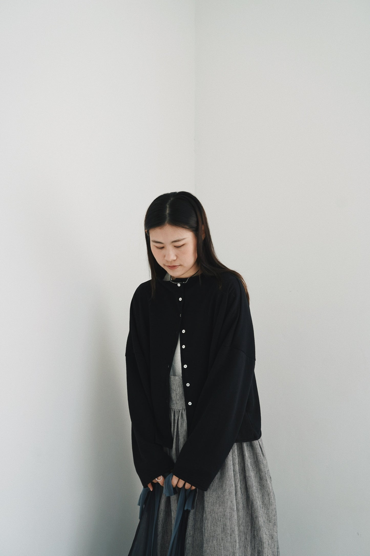 一字領闊身外套