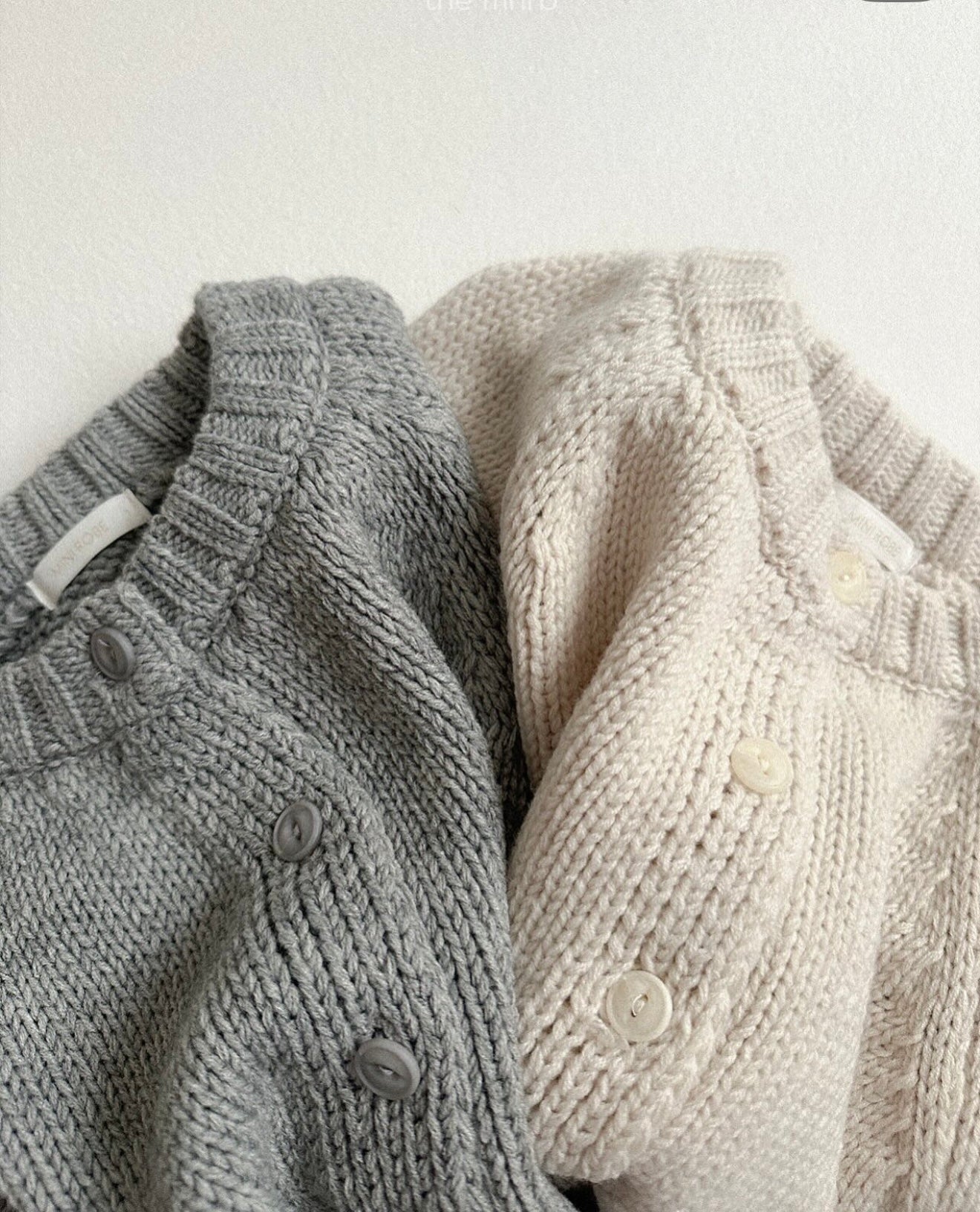 balloon cardigan