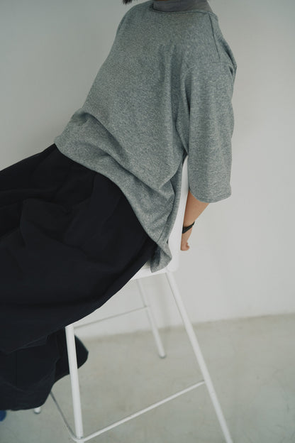 闊領一字Tee