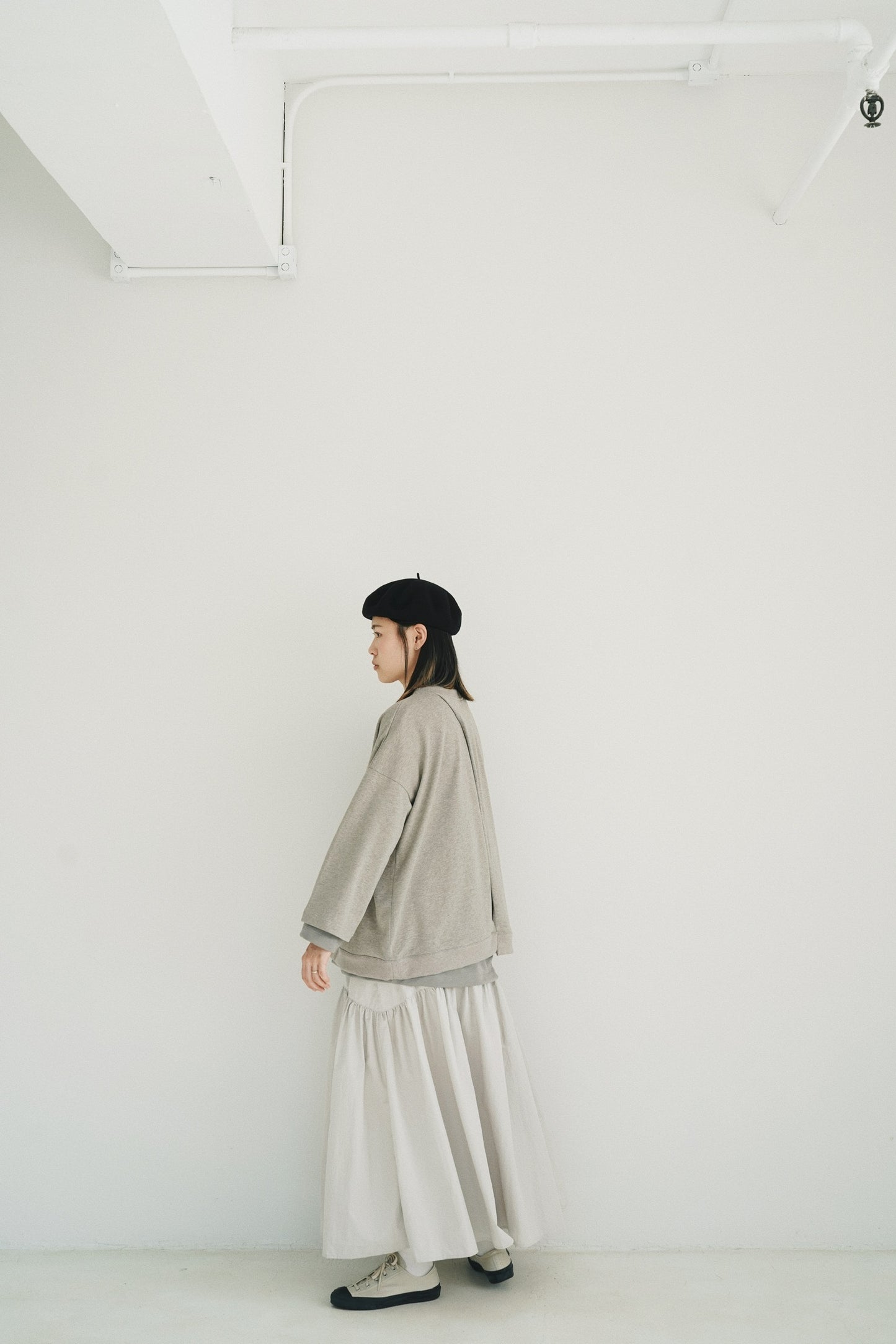 背脊開叉棉tee