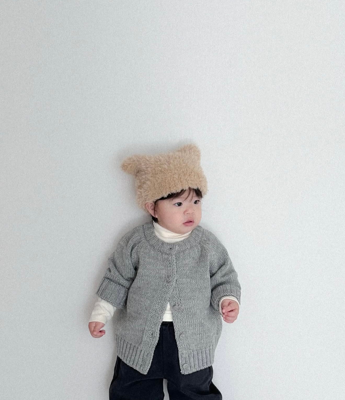 balloon cardigan
