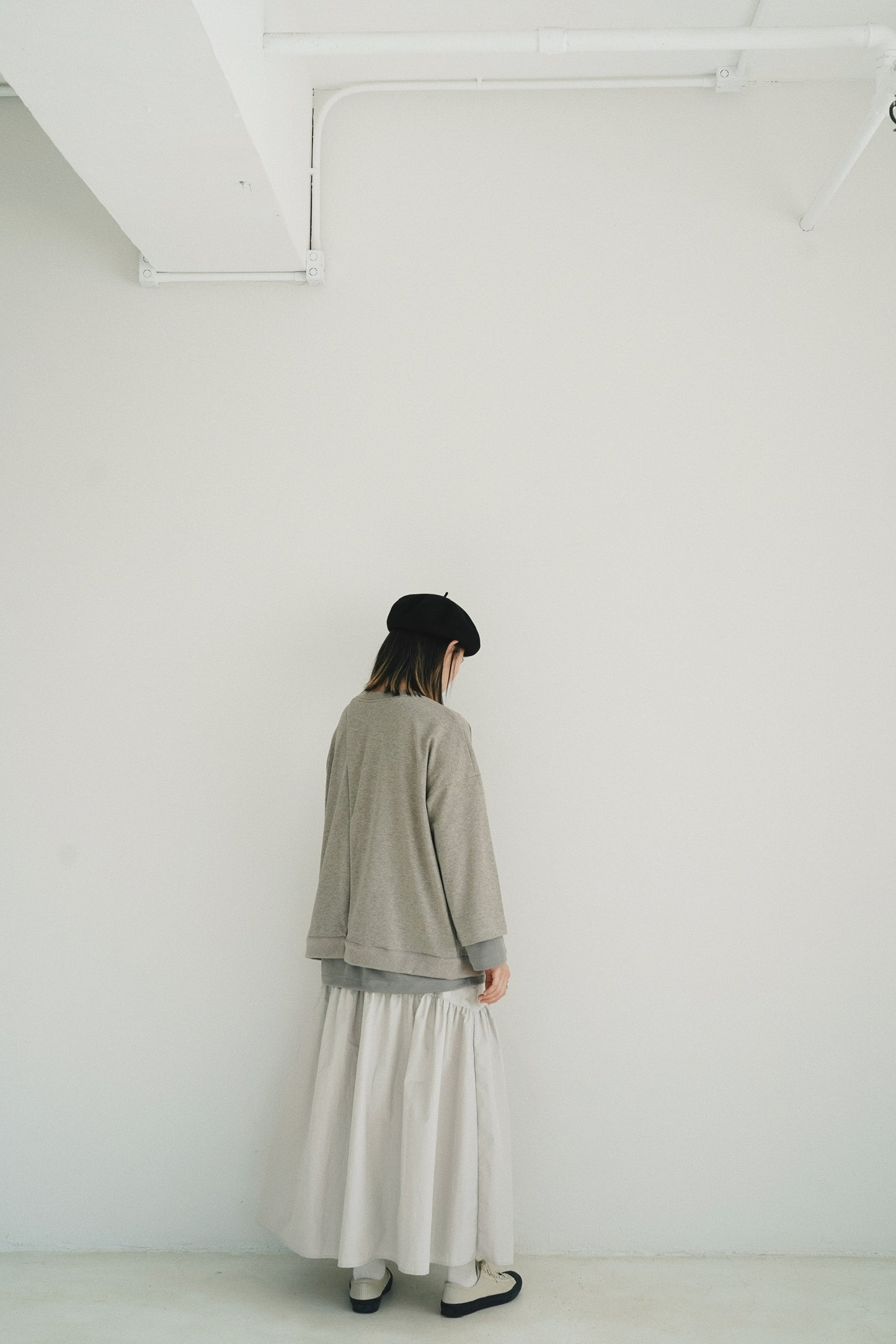 背脊開叉棉tee