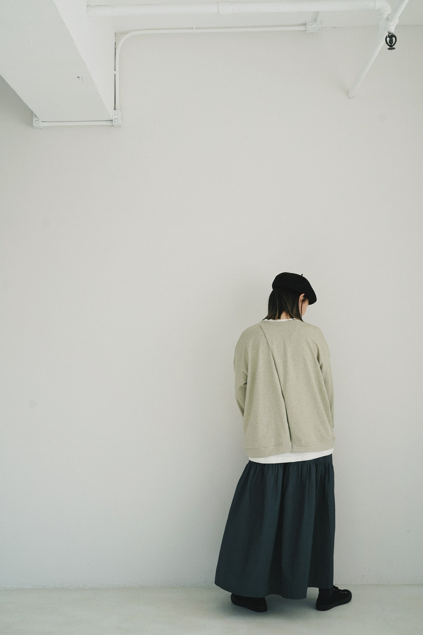 背脊開叉棉tee