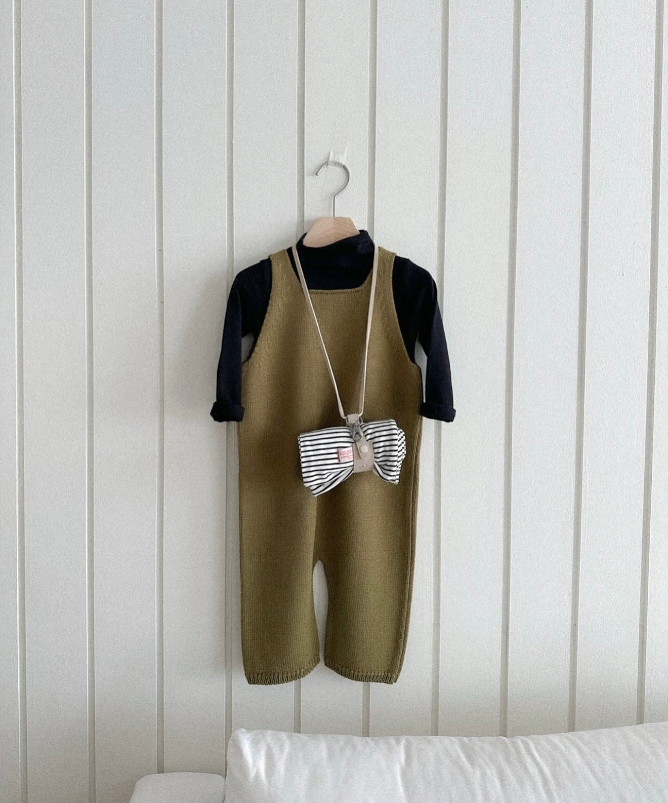 Teddy knit overall