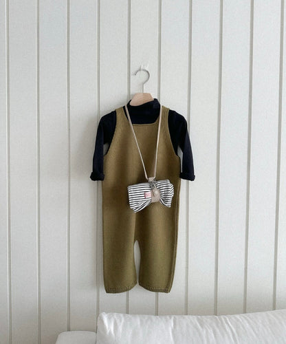 Teddy knit overall