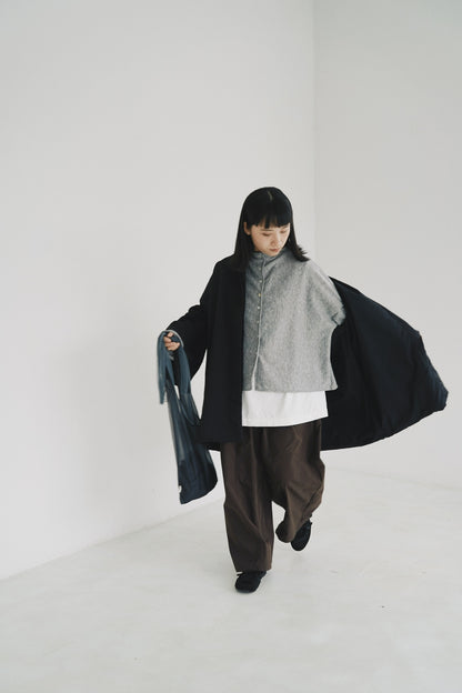 一字領闊身外套