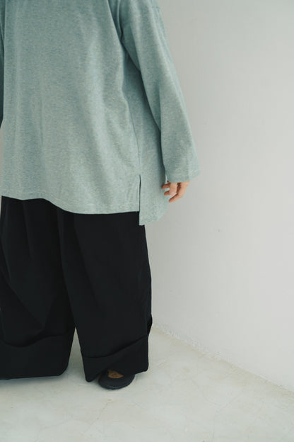 幼間闊身tee