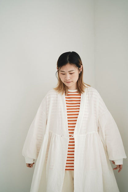 LINEN LONG SLEEVE DRESS